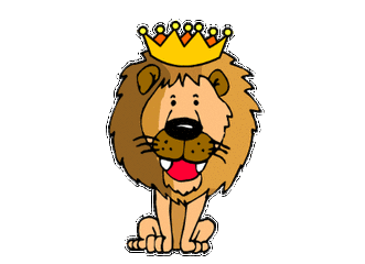 Gif animé lion roi